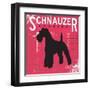 Schnauzer-Taylor Greene-Framed Art Print