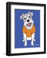 Schnauzer-Tomoyo Pitcher-Framed Giclee Print