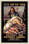 It's Up to You to Protect the Nation's Honor-Schneck-Framed Art Print