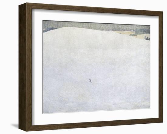 Schneelandschaft (paysage de neige) dit aussi Grosser Winter (Grand hiver)-Cuno Amiet-Framed Giclee Print