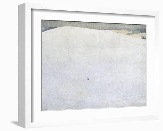 Schneelandschaft (paysage de neige) dit aussi Grosser Winter (Grand hiver)-Cuno Amiet-Framed Giclee Print