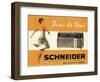 Schneider Radio-null-Framed Art Print