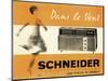 Schneider Radio-null-Mounted Art Print