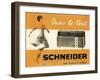 Schneider Radio-null-Framed Art Print