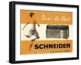 Schneider Radio-null-Framed Art Print