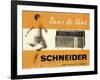 Schneider Radio-null-Framed Art Print