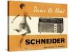 Schneider Radio-null-Stretched Canvas