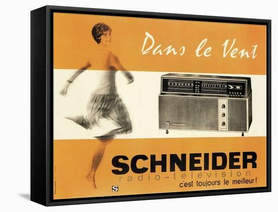 Schneider Radio-null-Framed Stretched Canvas