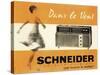 Schneider Radio-null-Stretched Canvas