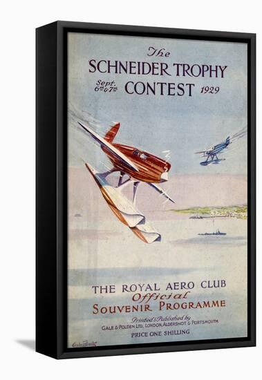 Schneider Trophy 1929-null-Framed Stretched Canvas