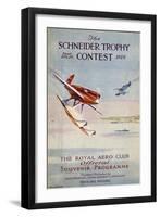 Schneider Trophy 1929-null-Framed Art Print