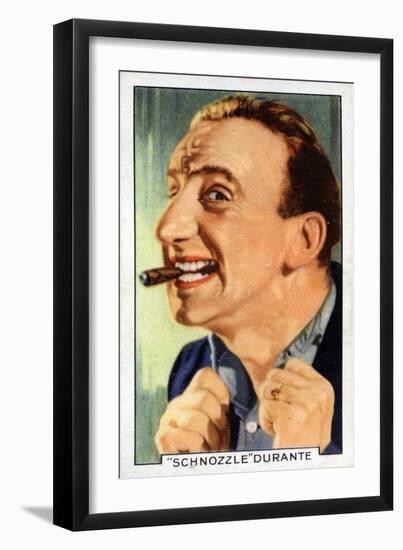 Schnozzle Durante, 1935-null-Framed Giclee Print