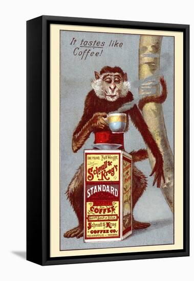 Schnull and Krag's Standard Roasted Coffee-null-Framed Stretched Canvas