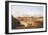 Schoenbrunn Palace Seen from the Yard of Honor Side, Vienna, 1759-1760-Bernardo Bellotto-Framed Giclee Print