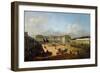 Schönbrunn Palace Viewed from the Front Side, Between 1758 and 1761-Bernardo Bellotto-Framed Giclee Print