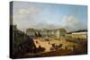 Schönbrunn Palace Viewed from the Front Side, Between 1758 and 1761-Bernardo Bellotto-Stretched Canvas