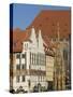Schoene Brunnen (Beautiful Fountain), Nuremberg, Bavaria, Germany, Europe-Ethel Davies-Stretched Canvas