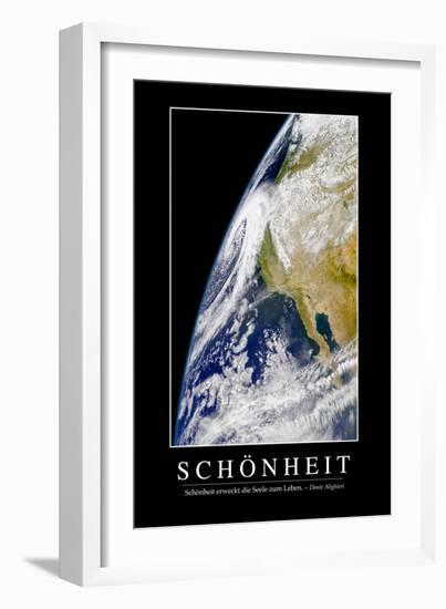 Schönheit: Motivationsposter Mit Inspirierendem Zitat-null-Framed Photographic Print