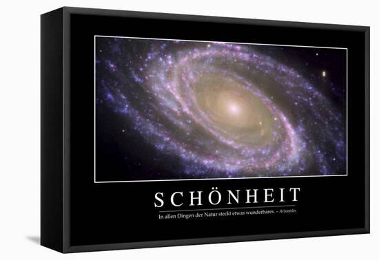 Schönheit: Motivationsposter Mit Inspirierendem Zitat-null-Framed Stretched Canvas