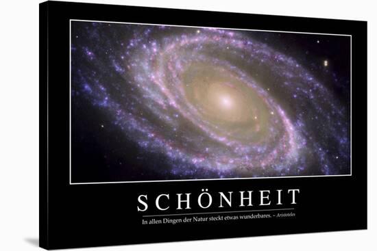 Schönheit: Motivationsposter Mit Inspirierendem Zitat-null-Stretched Canvas