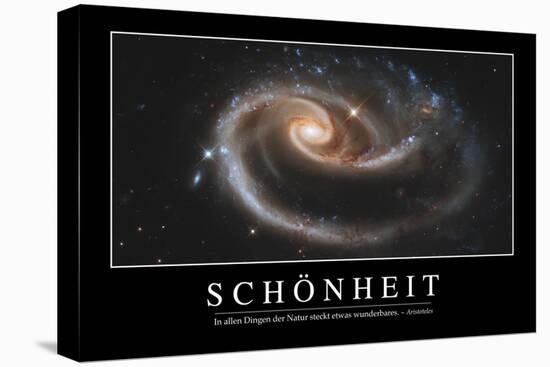 Schönheit: Motivationsposter Mit Inspirierendem Zitat-null-Stretched Canvas