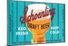 Schoenling Draft Beer-null-Mounted Art Print