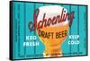 Schoenling Draft Beer-null-Framed Stretched Canvas