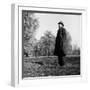 Scholar C.S. Lewis Standing in Open Field; Nr. Magdalen College, Oxford University-null-Framed Photographic Print