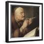 Scholar Sharpening a Quill Pen-Gerard Dou-Framed Giclee Print