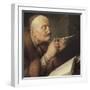 Scholar Sharpening a Quill Pen-Gerard Dou-Framed Giclee Print