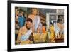 Scholars at Work in the Famed Library of Alexandria-Richard Hook-Framed Giclee Print