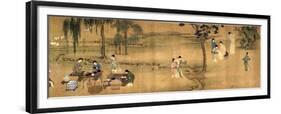 Scholars' Gathering in a Bamboo Garden-Chinese School-Framed Giclee Print