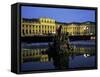 Schonbrunn Palace at Dusk, Unesco World Heritage Site, Vienna, Austria, Europe-Jean Brooks-Framed Stretched Canvas