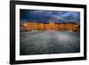 Schonbrunn Palace At Night, Vienna, Austria-George Oze-Framed Photographic Print
