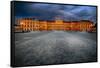 Schonbrunn Palace At Night, Vienna, Austria-George Oze-Framed Stretched Canvas