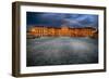 Schonbrunn Palace At Night, Vienna, Austria-George Oze-Framed Photographic Print