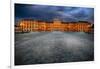 Schonbrunn Palace At Night, Vienna, Austria-George Oze-Framed Photographic Print