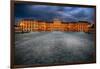 Schonbrunn Palace At Night, Vienna, Austria-George Oze-Framed Photographic Print