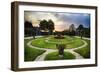 Schonbrunn Palace Garden at Sunset-George Oze-Framed Photographic Print