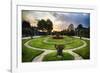 Schonbrunn Palace Garden at Sunset-George Oze-Framed Photographic Print