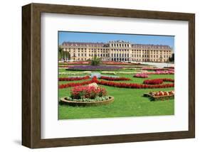 Schonbrunn Palace in Vienna-null-Framed Art Print