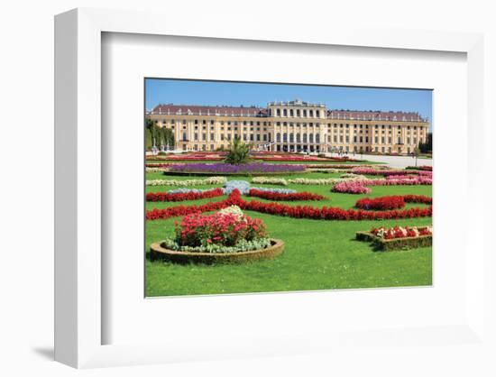 Schonbrunn Palace in Vienna-null-Framed Art Print