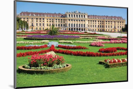 Schonbrunn Palace in Vienna-null-Mounted Art Print