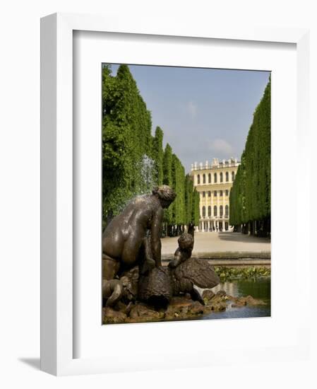 Schonbrunn Palace Sculpture, Vienna, Austria-Jim Engelbrecht-Framed Photographic Print