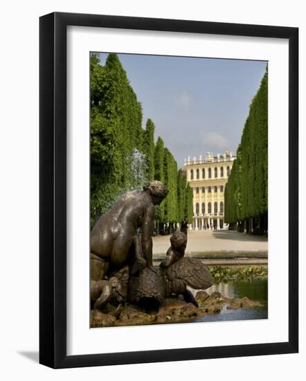 Schonbrunn Palace Sculpture, Vienna, Austria-Jim Engelbrecht-Framed Photographic Print