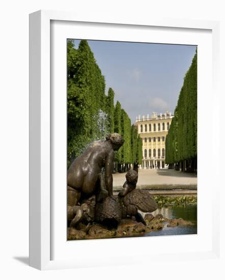 Schonbrunn Palace Sculpture, Vienna, Austria-Jim Engelbrecht-Framed Photographic Print