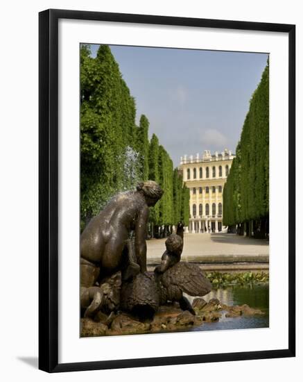 Schonbrunn Palace Sculpture, Vienna, Austria-Jim Engelbrecht-Framed Photographic Print