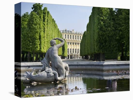 Schonbrunn Palace Sculpture, Vienna, Austria-Jim Engelbrecht-Stretched Canvas