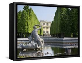 Schonbrunn Palace Sculpture, Vienna, Austria-Jim Engelbrecht-Framed Stretched Canvas