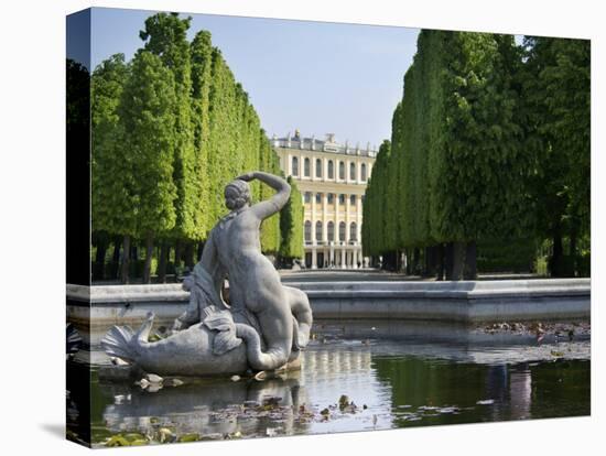 Schonbrunn Palace Sculpture, Vienna, Austria-Jim Engelbrecht-Stretched Canvas